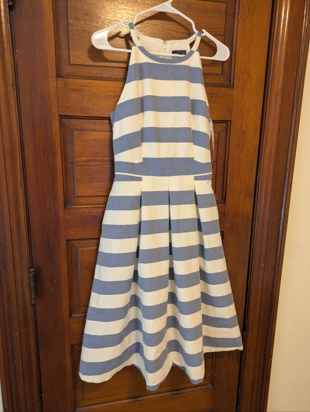 Nautical Blue & White Stripe Sun Dress The Limited Size 0